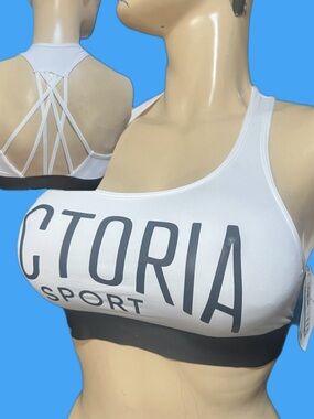Victorias Secret The Player Unlined Strappy Victorias Racerback Sport bra M